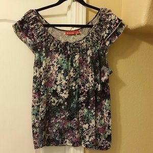 Flower print shirt