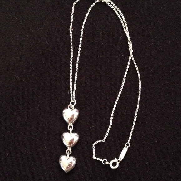 sterling silver FAUX Tiffany's necklace