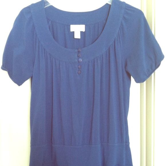 LOFT drop waist t-shirt dress