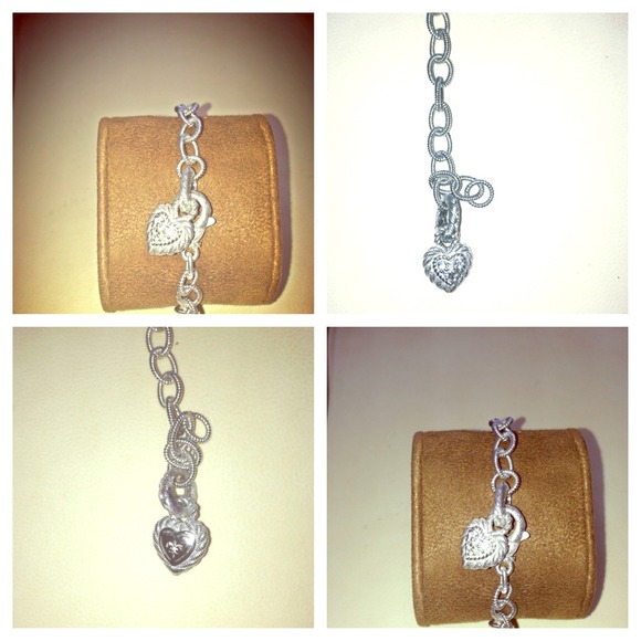 Ladies Stirling silver Judith Ripka bracelet