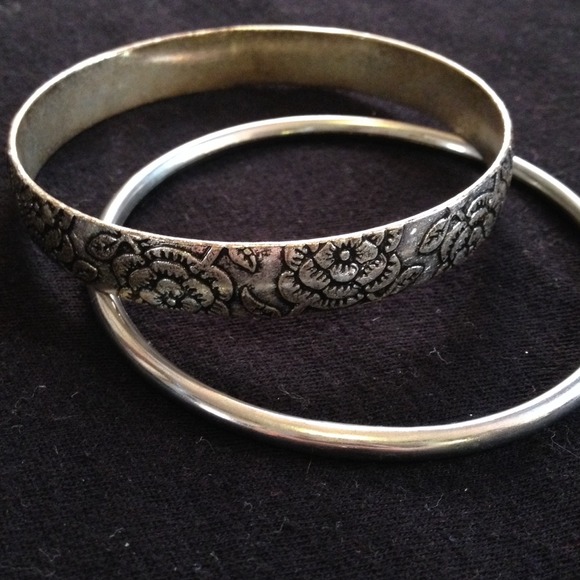 silver bangles