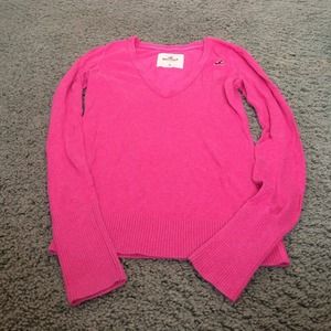 Hollister pink sweater pullover