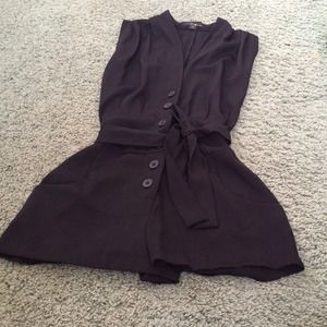 Forever 21 onesie in black size medium