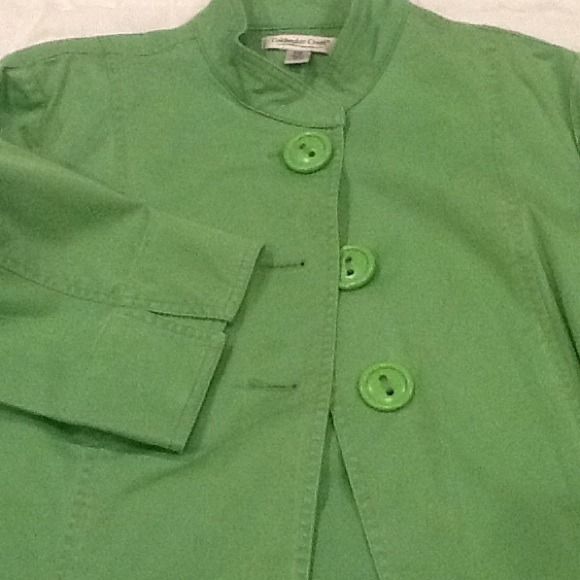 Coldwater Creek 3/4" blazer;Capri pant set