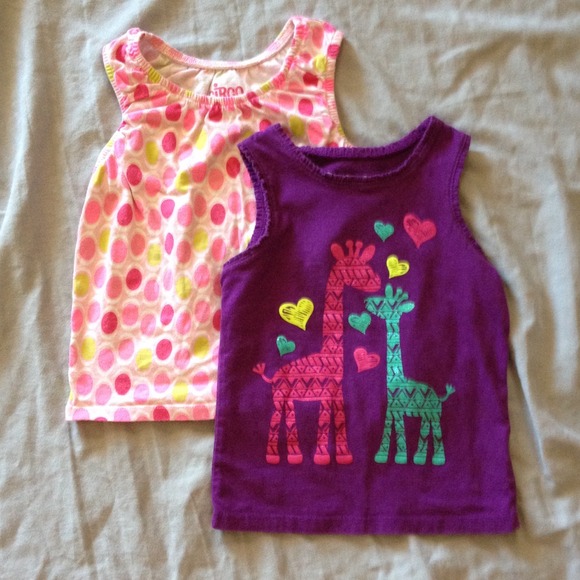 ❌SOLD❌2 toddler tank tops
