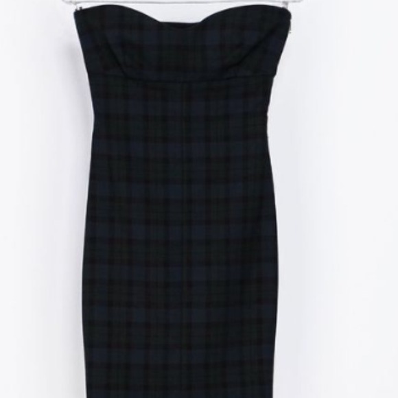 Zara tube checked dress size medium - Picture 4 of 4