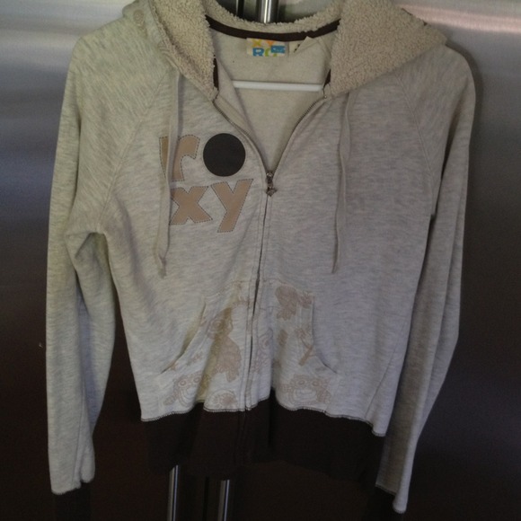 Roxy hoodie zip up sweatshirt - Picture 1 of 2