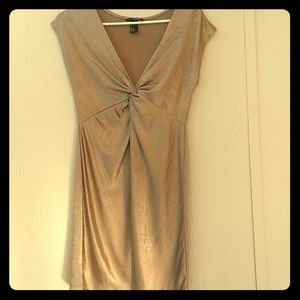 New Gold h&m dress