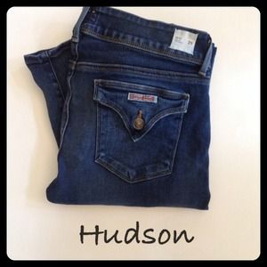 Dark hudson jeans
