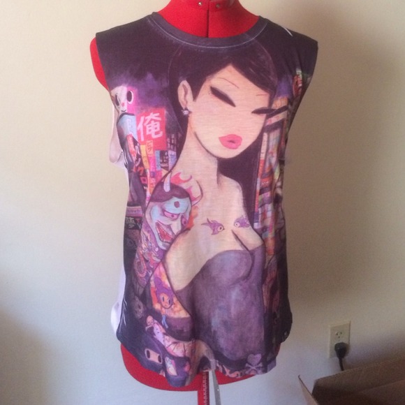 Tokidoki city girl tank top