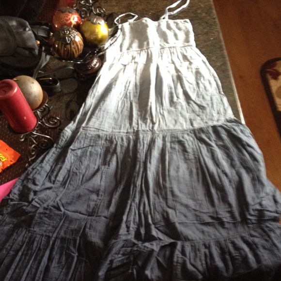Long tye-dye maxi dress