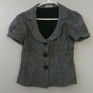 Grey jeanish cardigan