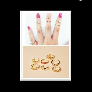 ❌Out of stock ❌Midi rings, set of 7