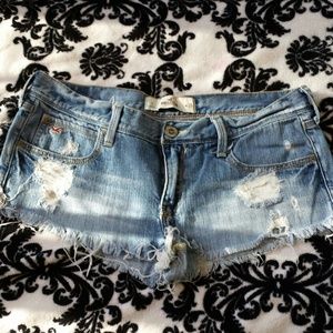 Hollister jean shorts