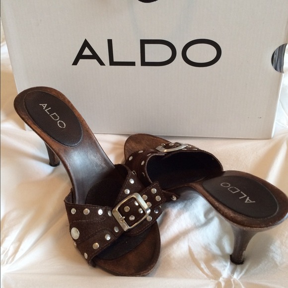 👠Aldo Wooden heels 👠 - Picture 2 of 2