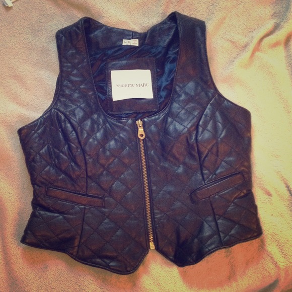 Leather vest