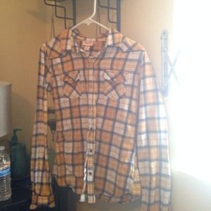 Yellow/blue flannel