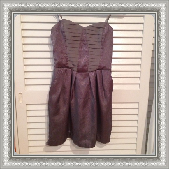 BCBGeneration Silver Cocktail dress. Worn Once