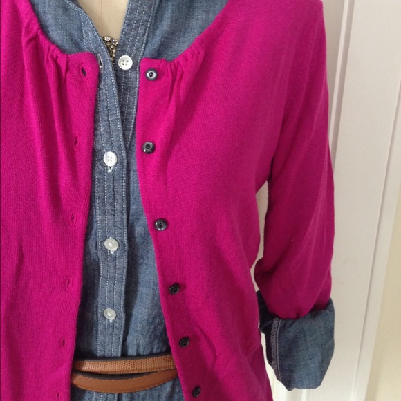 Sold in bundle Pink Cardigan from The Limited - Picture 3 of 4