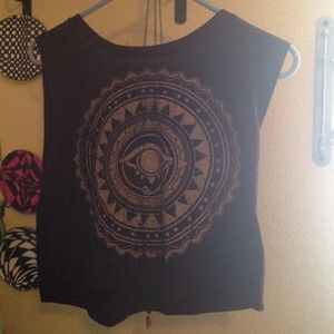 tribal crop top