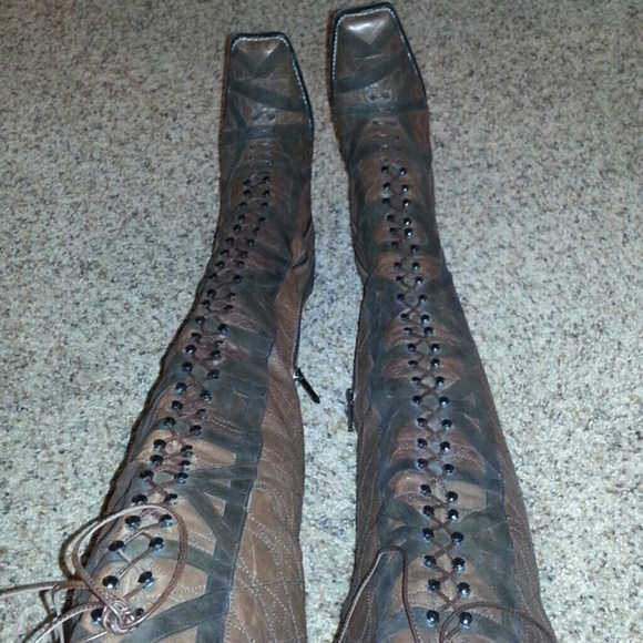 Dior Boots - Dior  over the knee boots