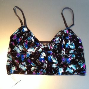 Velvet Crop-Bra ~ why not!