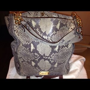 Michael Kors Snakeskin Large Purse