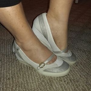 Cute slip on wedges