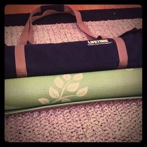 Yoga mat and carrier