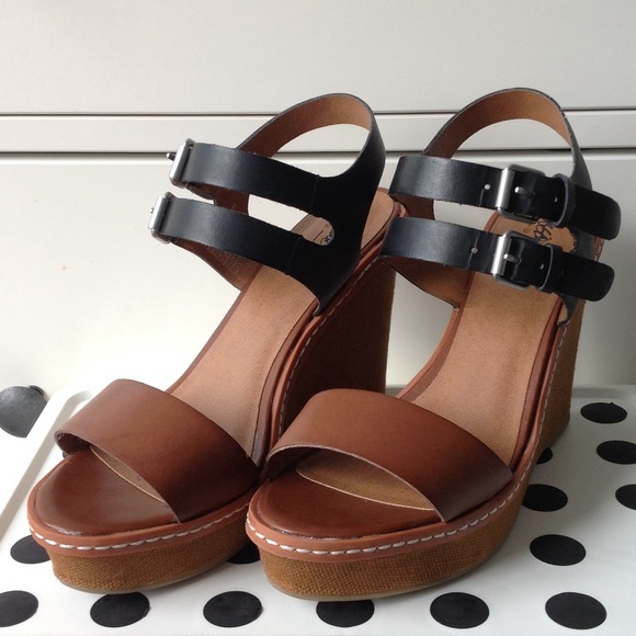 Mossimo Supply Co. Shoes - HP?? - Faux-Leather Strappy Wedges