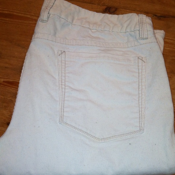 Cream colored J.Crew cords favorite fit 12R