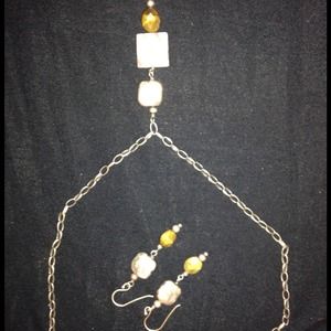 Silpada Necklace & Earrings