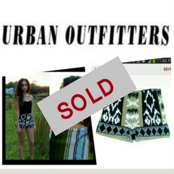 ** SOLD** Urban Outfitters Geo Knit Shorts