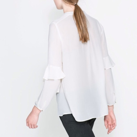 ruffle sleeve blouse - Picture 2 of 4