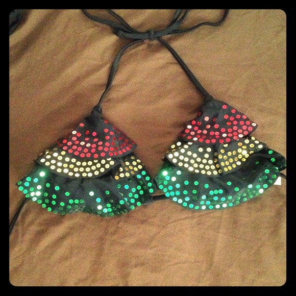 Rasta Bikini top Mon!