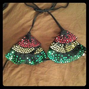 Rasta Bikini top Mon!