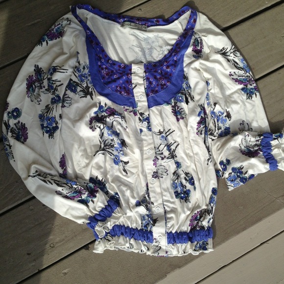 Button down super soft long sleeved top
