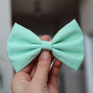 Mint Hair Bow