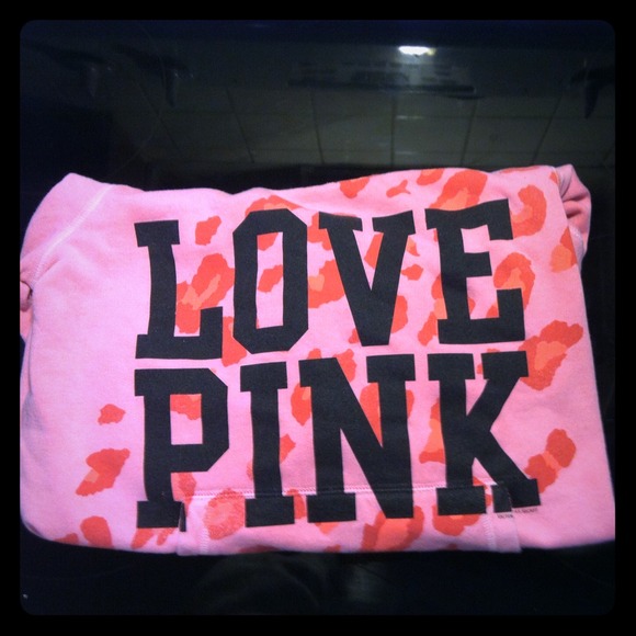 PINK VS Neon crew neck