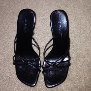 Bebe strappy heels