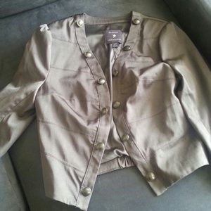 Gray blazer