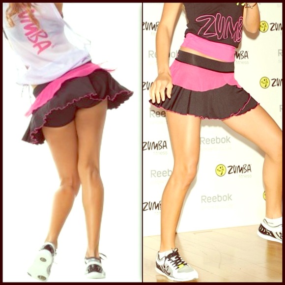 Zumba ruffled skort