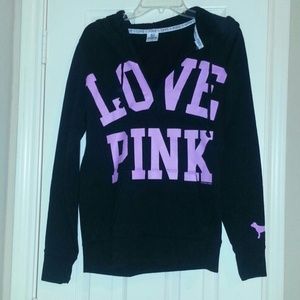 Victoria secret vneck hoodie