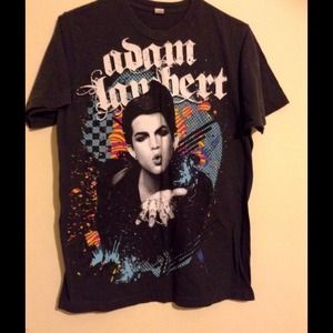 Adam Lambert Gray Shirt