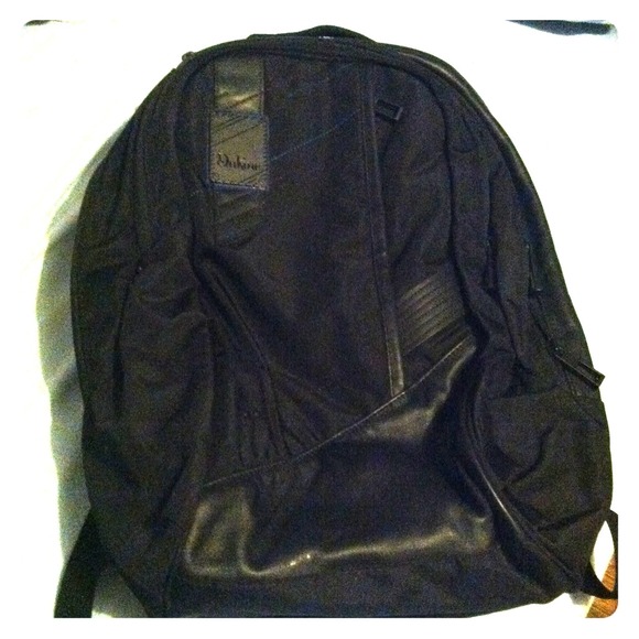 Black Dakine Leather Trim BackPack
