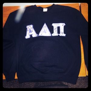 Alpha delta pi crew neck