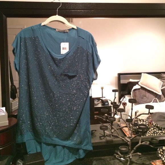Chloe K Embellished Party Tee