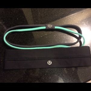 Lululemon headbands and lululemon water bottle