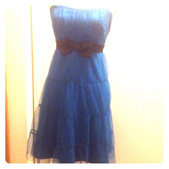 Cute little blue party dress