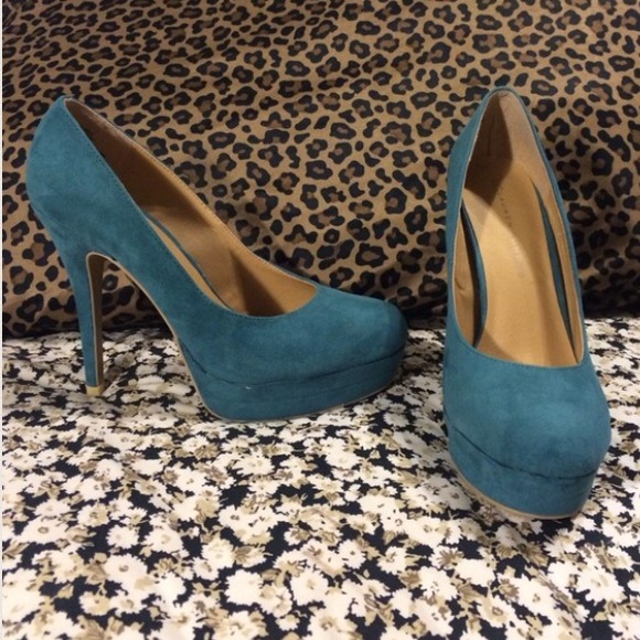 ✳️ Lauren Conrad teal heels ✳️ Brand new ✳️ - Picture 4 of 4